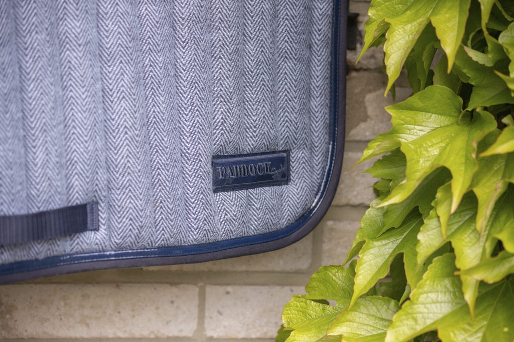 Chevron Saddle Pad All purpose - Blue