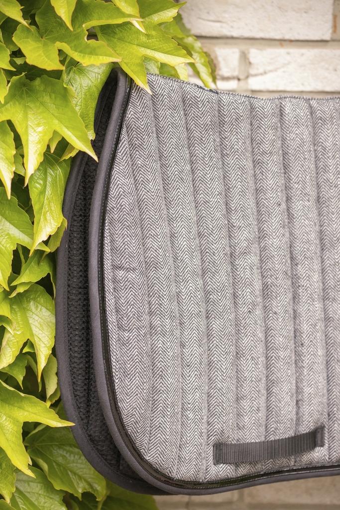 Chevron Saddle Pad All purpose - Grey