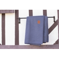 Carré Wooltouch - Bleu Chiné Carré Wooltouch - Bleu Chiné