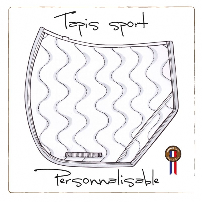 Customisable Sport Saddle Pad Full size