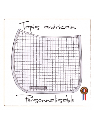 Tapis de selle Américain mixte Personnalisable