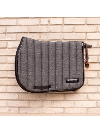 Chevron Saddle Pad All purpose - Grey