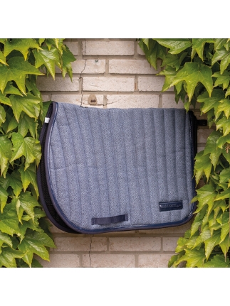 Chevron Saddle Pad All purpose - Blue