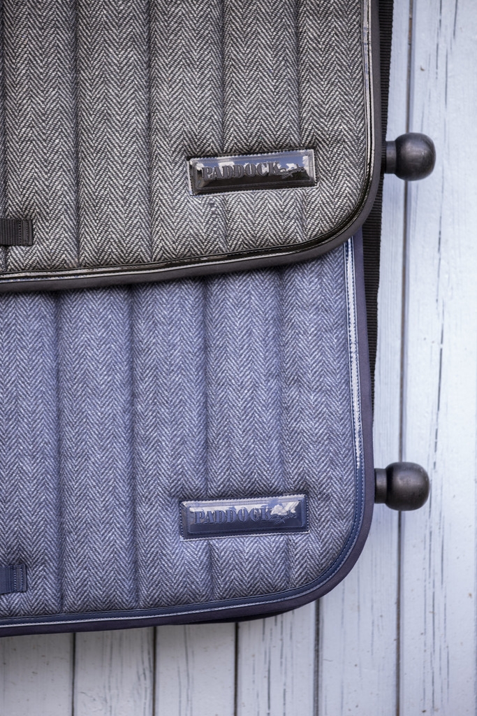 Chevron Saddle Pad All purpose - Blue