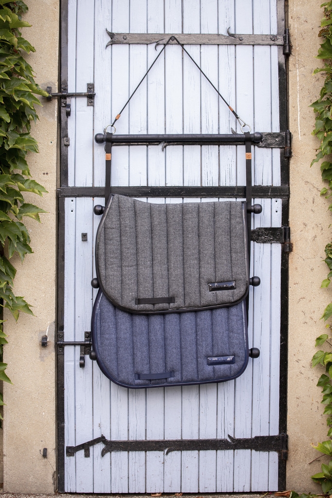 Chevron Saddle Pad All purpose - Blue