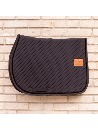 Diagonal Saddle Pad All purpose - Black