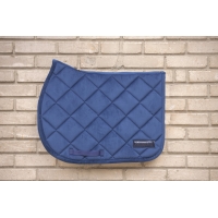 Corduroy Velvet All purpose Saddle Pad - Navy Corduroy Velvet All purpose Saddle Pad - Navy