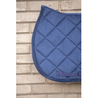 Corduroy Velvet All purpose Saddle Pad - Navy Corduroy Velvet All purpose Saddle Pad - Navy