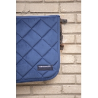 Corduroy Velvet All purpose Saddle Pad - Navy Corduroy Velvet All purpose Saddle Pad - Navy