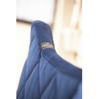Corduroy Velvet All purpose Saddle Pad - Navy Corduroy Velvet All purpose Saddle Pad - Navy
