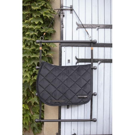 Corduroy Velvet All purpose Saddle Pad - Black