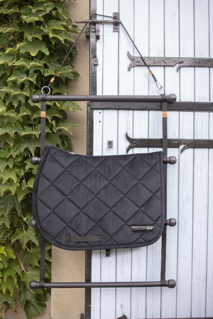 Corduroy Velvet All purpose Saddle Pad - Black