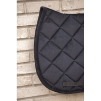 Tapis de selle Velours Corduroy Mixte - Noir Tapis de selle Velours Corduroy Mixte - Noir