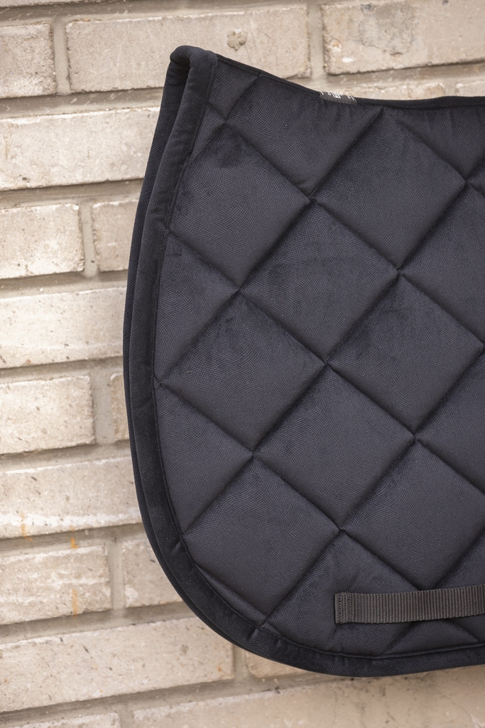 Tapis de selle Velours Corduroy Mixte - Noir