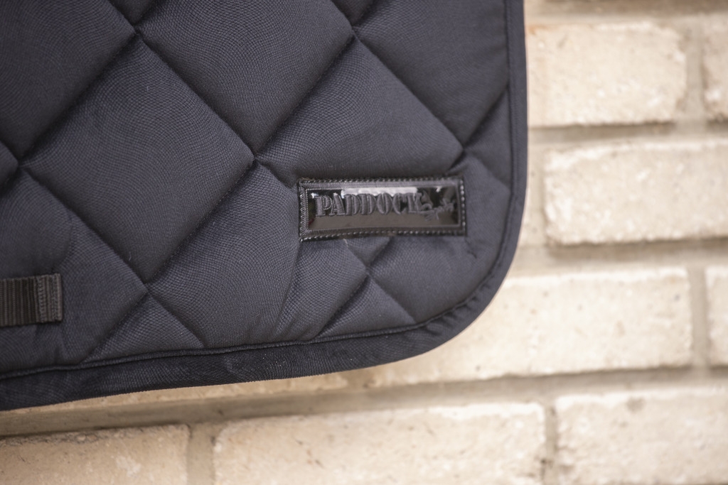 Corduroy Velvet All purpose Saddle Pad - Black