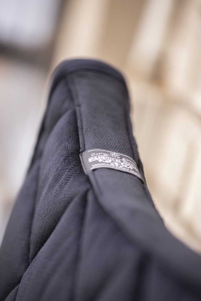 Corduroy Velvet All purpose Saddle Pad - Black